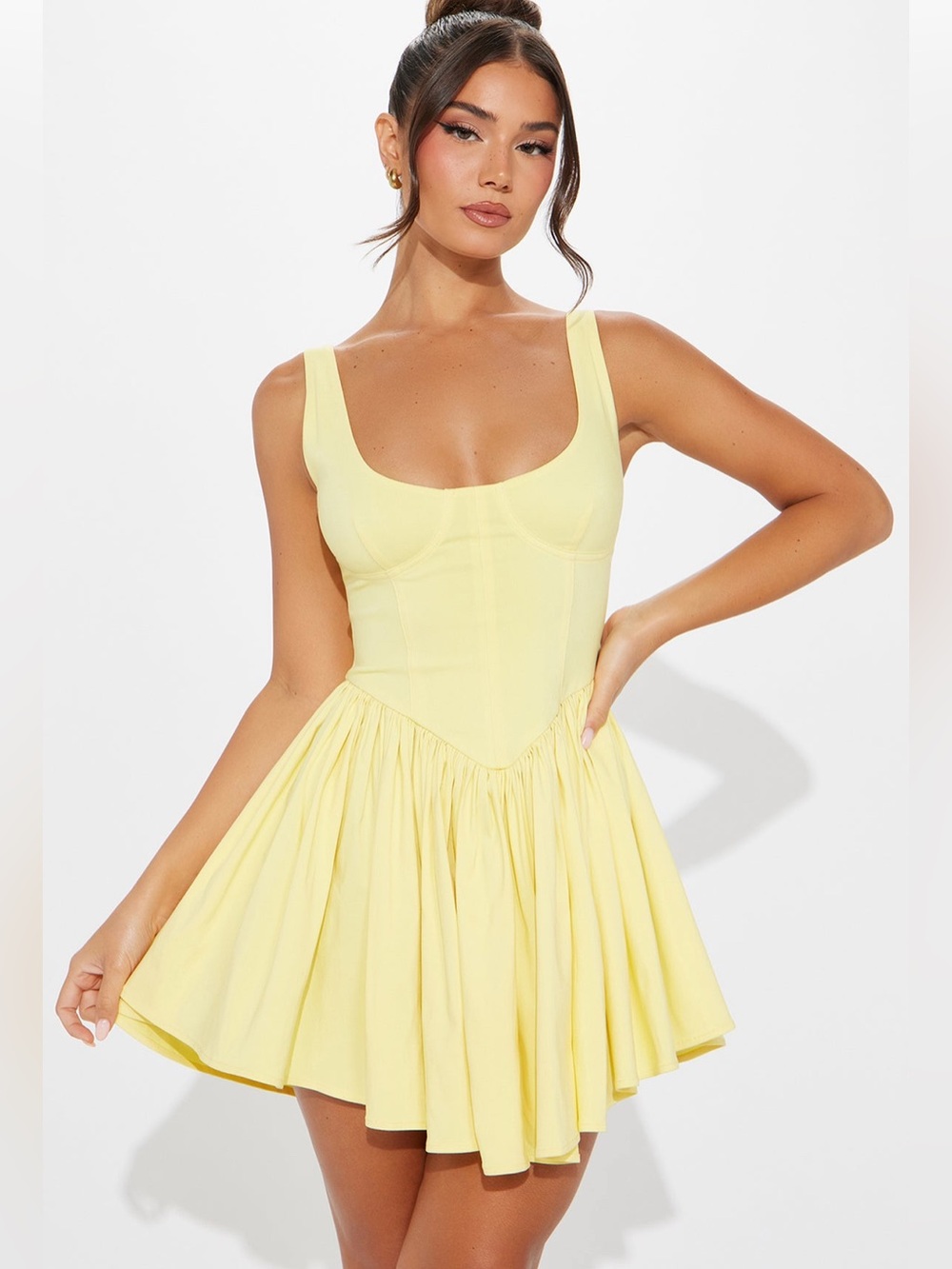 Fashion Nova “Valentine” twill Mini Dress